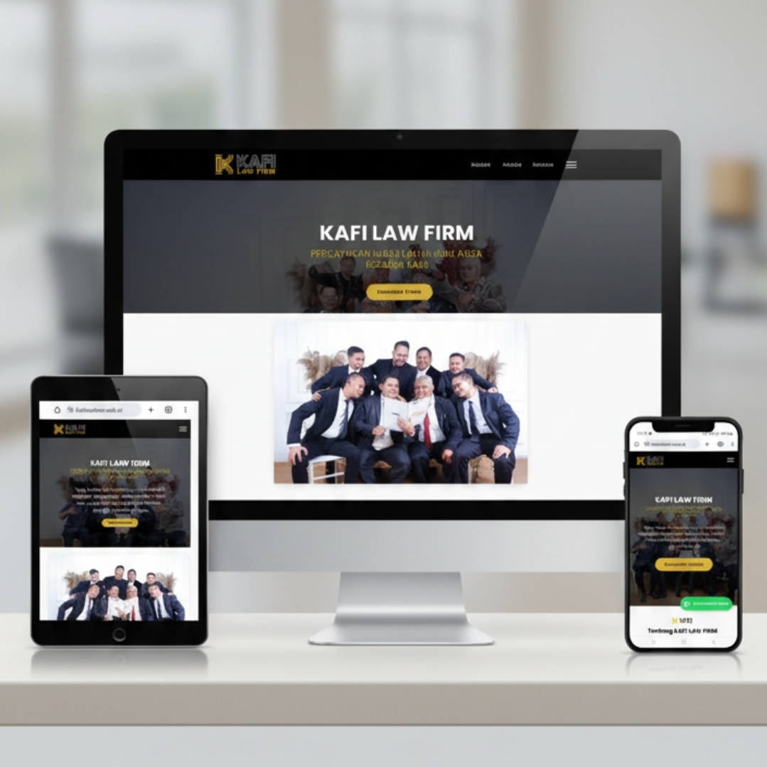 Mockup Website Kafi Law Firm